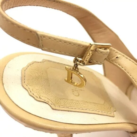 Dior Peep Toe Slingback Heels - Picture 5 of 11